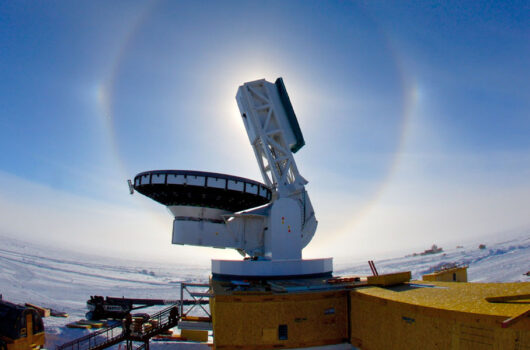 Satellite at the South Pole
